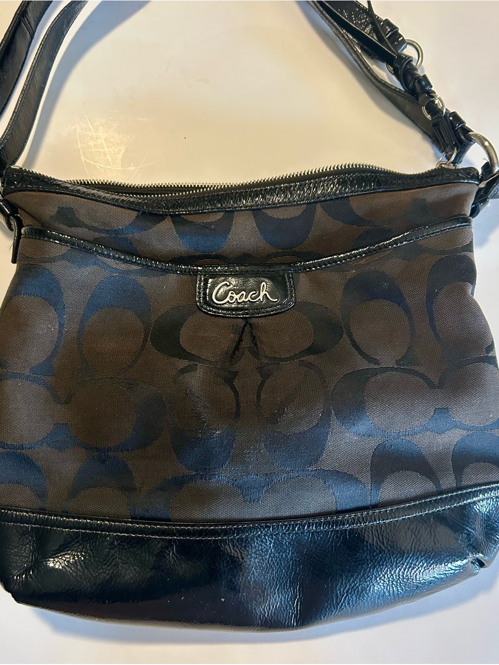 Y2K Coach Park Signature Duffle Bag-F19727
